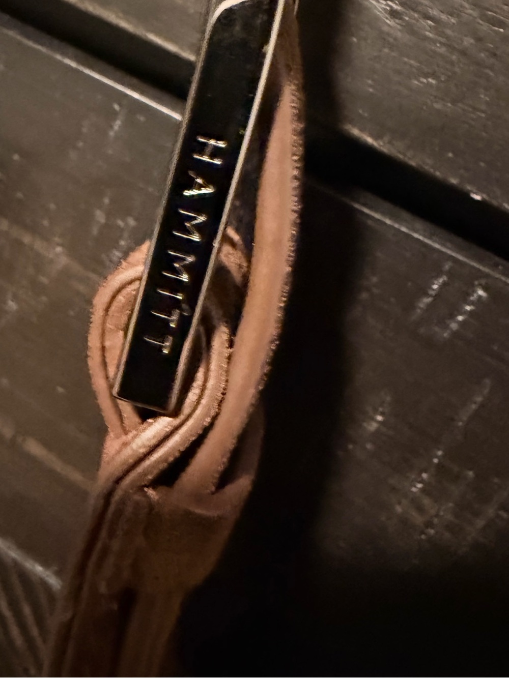 HAMMITT Zippered Tom/Med in Espresso 
Belted Suede/Gun Metal - Picture 11 of 13